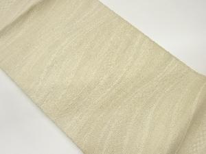 よろけ横段に市松模様織出し名古屋帯